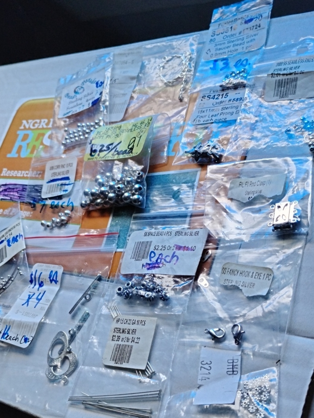 Silver Troy Ounce Jewelry Findings - Silver